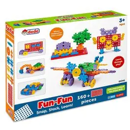 Discount Set de constructie, Dede, Fun-Fun Puzzle, 160 piese