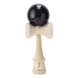 Cel mai bun preț Jucarie de indemanare, din lemn, Ozora, Kendama, Negru, 18 cm