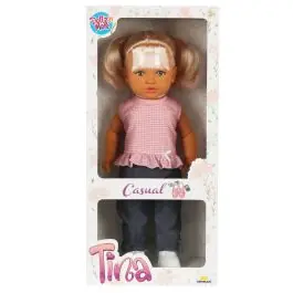 Popular Papusa Dollz And More, Tina in tinuta casual, Roz, 45 cm