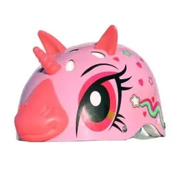 Premium Casca de protectie cu lumini, Street Jam, Magic Unicorn, Marimea S, Roz