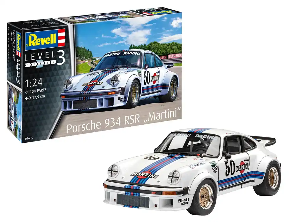 Ultima șansă Automodel de construit Revell Porsche Martini 934 RSR 07685